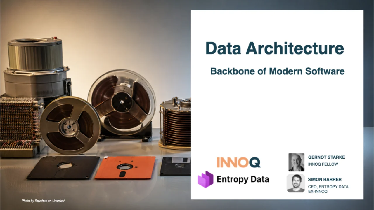 Titelfolie: Datenarchitektur -- Rückgrat moderner Software