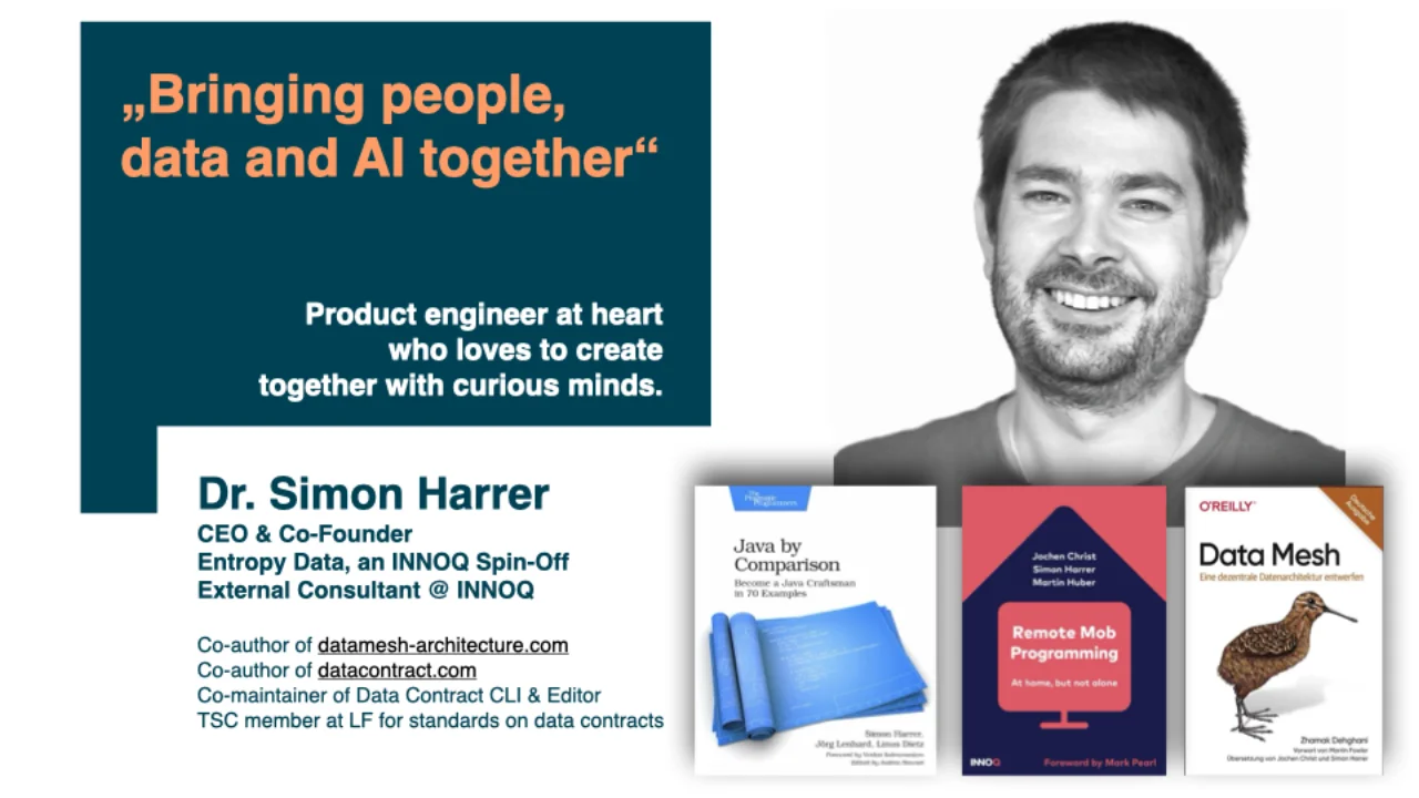 Simon Harrer -- CEO & Co-Founder von Entropy Data, ex-INNOQ